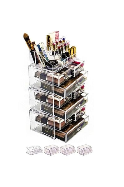 Herza House 7 Tiers 9 Drawers Makeup Organizer