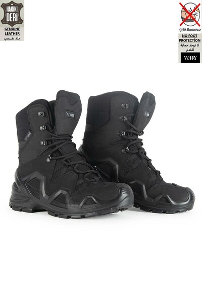 e&e Vogel 1491 Nubuk Deri 4 Mevsim Suya Karşı Dayanıklı Fermuarsız Outdoor Asker Güvenlik Taktik Botu
