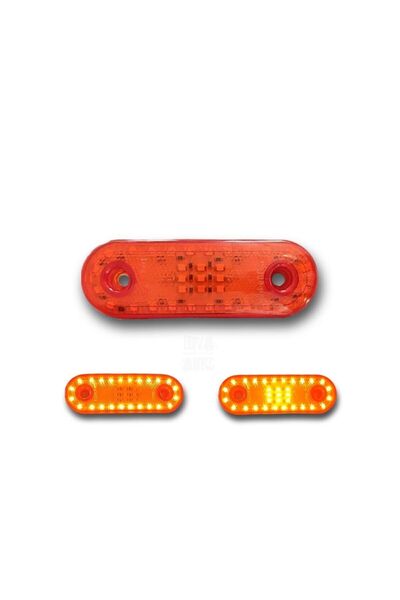 AHMET OTOMOTİV 33 Ledli Yan Dorse Kasa Lambası Sarı