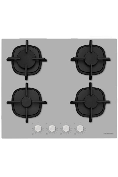 Silverline Cs5427s01 Gri Cam Ankastre Ocak