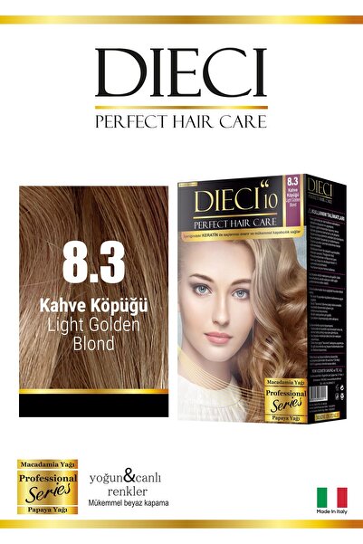 Dieci Kit Saç Boyası 8.3 Açık Kumral Dore