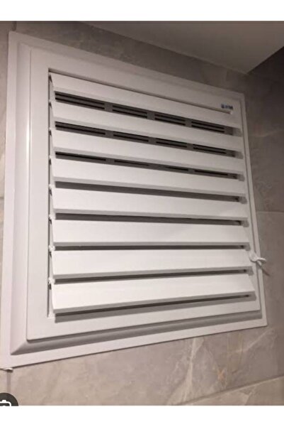 Van Aks Meşe Yapı Menfez Banyo Ve Wc İçin 40x40 Plastik Beyaz