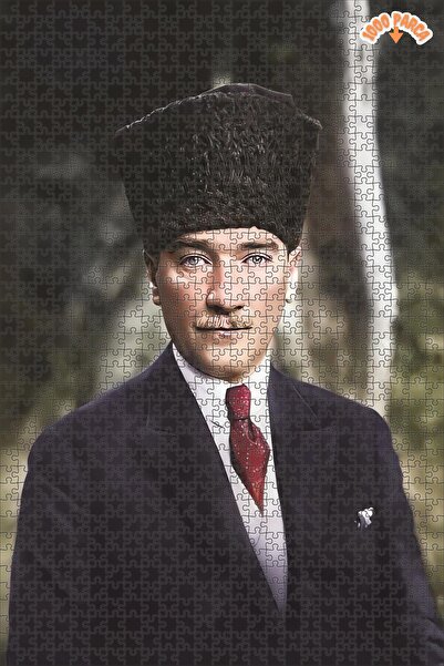 Teona Ahşap Atatürk Çankaya Köşkü Dekoratif Çift Katlı Çerçeveli Asılabilir A...