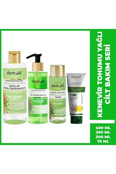 Dermokil 75 Ml Mask + 300 Ml Micellar + 200 Ml Tonic - Facial Cleansing