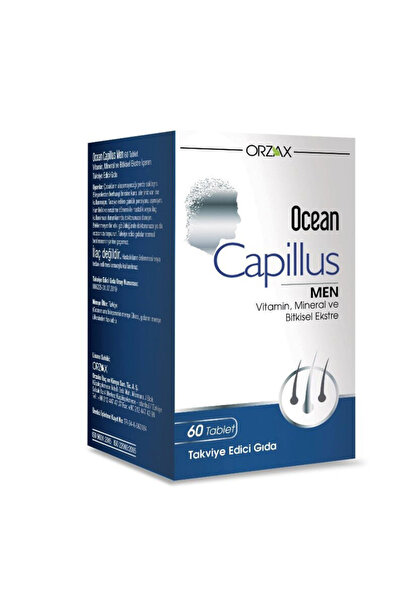 Ocean Orzax Ocean Capillus Men 60 Tablet-MFRYN-Diş Köpügü Hediyeli-