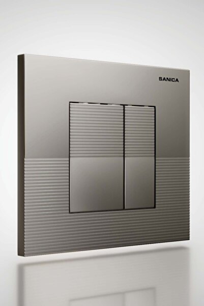 Sanica Mat Krom Kaplama Rezervuar Panel P03 21 X 18 Cm