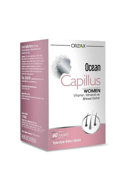 Ocean Orzax Ocean Capillus Women 60 Tablet-Diş Köpügü Hediyeli-