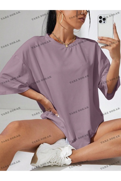 Tarzsokak Tricou unisex cu imprimeu supradimensionat, NEIMPRIMAT