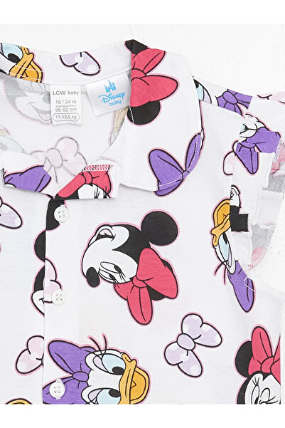 LC Waikiki Daisy Duck Printed Baby Girl Pajama Set