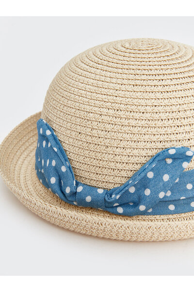 LC Waikiki Patterned LCW Baby Girl Fedora Hat