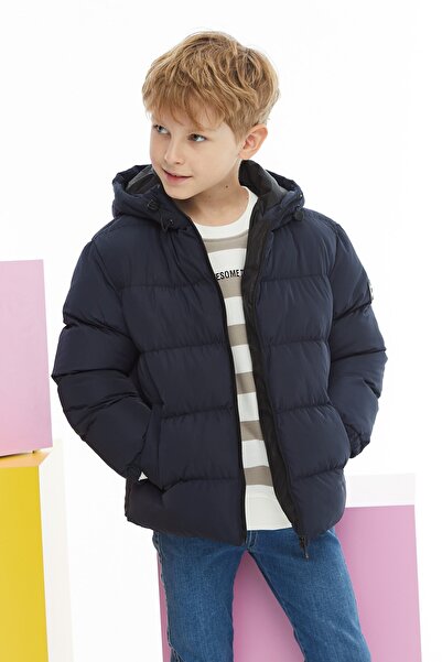 PAULMARK Boy's Hood Detailed Coat