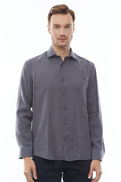 PAULMARK Ανδρικό φαρδύ πουκάμισο με λεπτή εφαρμογή - 4553 USD