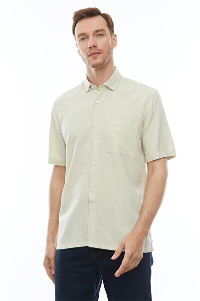 PAULMARK Ανδρικό πουκάμισο με κουμπιά με τσέπες με λεπτή εφαρμογή - KSD4566