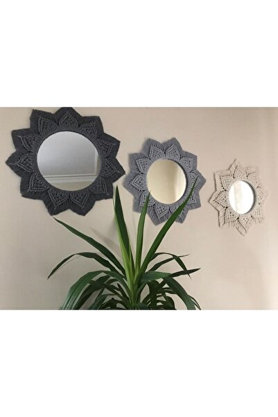 Inci hobim Makrome 3lü Ayna