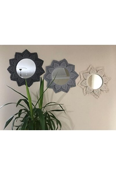 Inci hobim Makrome 3lü Ayna