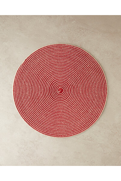 English Home Fiora Polyester Amerikan Servis Kırmızı