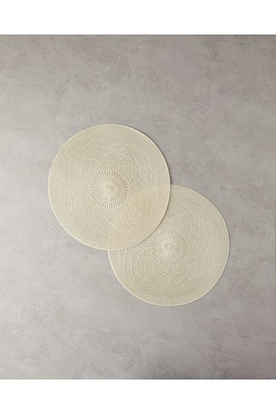 English Home Leron Polyester - 2 Pack American Service Cream