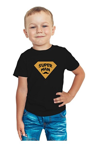 venüsdijital Μπλουζάκι Super Man Design για Παιδιά