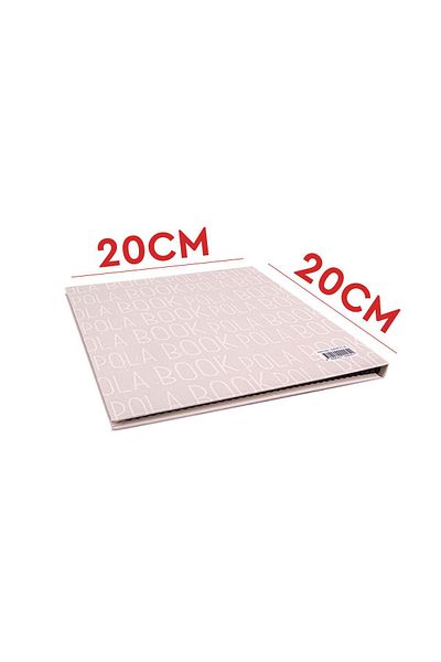 POLABOOK Cream Design Yourself Memory Book and Photo Album with White Pen and Train Figure