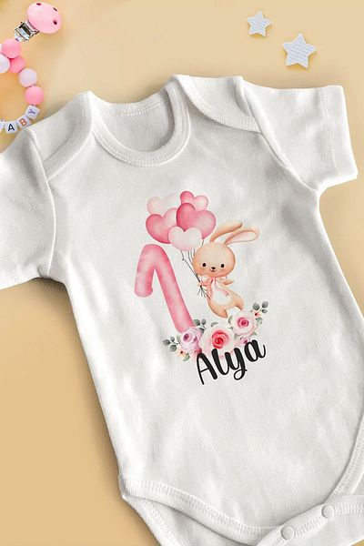Homamia 1 Year Old Birthday Bodysuit