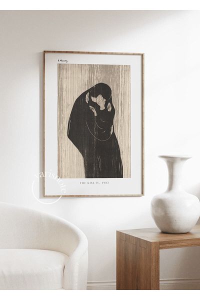Yaris Note Αφίσα χωρίς πλαίσιο Edvard Munch - Απλό σχέδιο