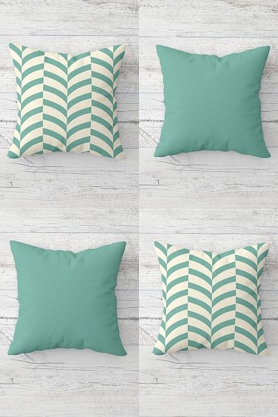 on the clouds Curved Patterned and Plain Throw Pillow Combination Hidden Zippered Throw Pillow Cover Seat Pillow Cover Set(4pcs)