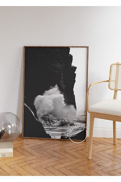 Yaris Note Αφίσα Waves Frameless - Σχεδιασμός και Κεντημένο