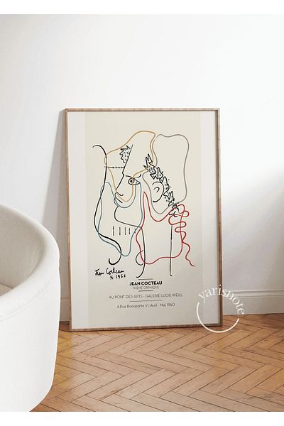 Yaris Note Joan Miro και Jean Cocteau Σετ 2 - Αφίσα χωρίς πλαίσιο
