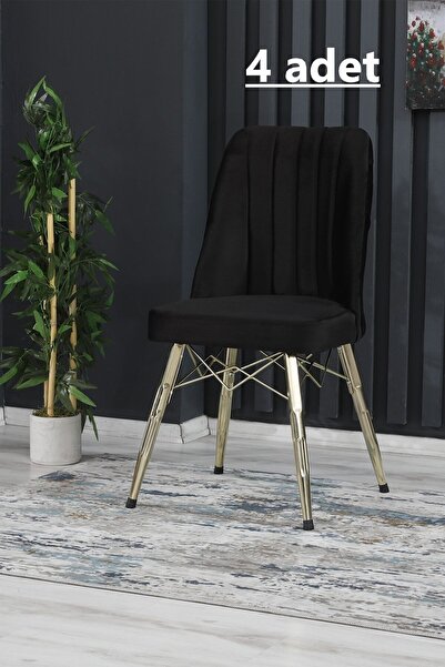 BY ORHAN GÜZEL 4 Lü Yemek Odası Sandalyesi Venüs Mutfak Sandalyesi