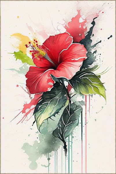 Rugs Modern Halı Red Themed Floral Flower Patterned Creative Modern Decorativ...