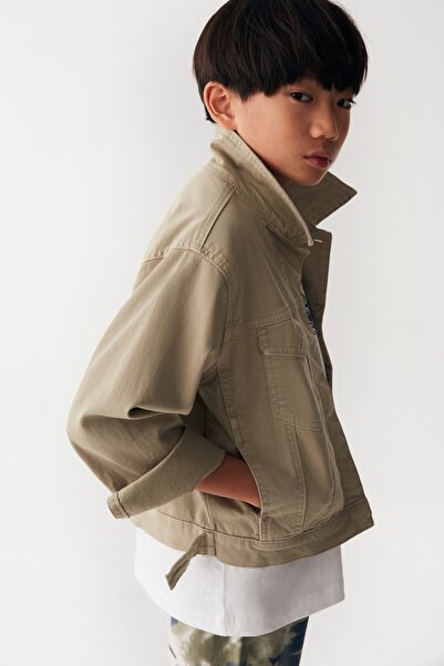 nk kids NK KİDS 46704 ERKEK ÇOCUK YEŞİL COLORADO CEKET