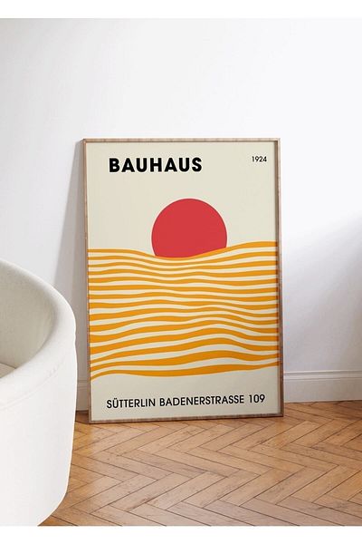 Yaris Note Αφίσα Bauhaus χωρίς πλαίσιο Μοντέρνα διακοσμητική χωρίς πλαίσιο