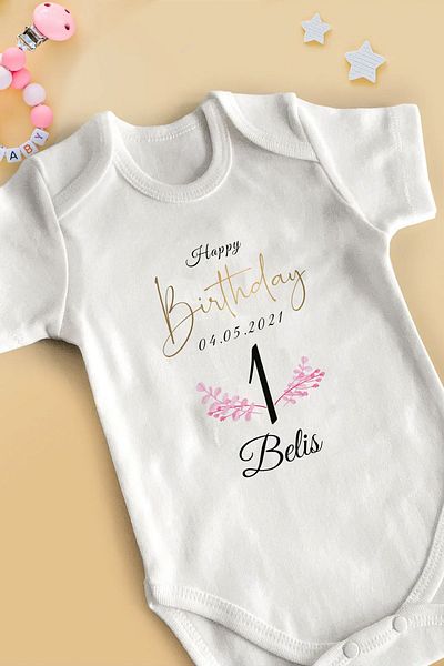 Homamia 1 Year Old Birthday Bodysuit