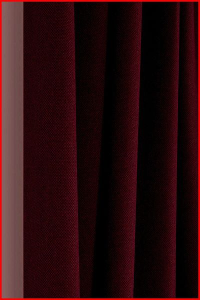 Belle Cose Country Style Wicker Thermal Blackout Blackout Claret Red Background Curtain Single Wing