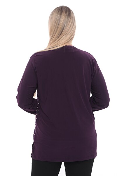 TRENDSE Double Evening Dress Wedding Suit Stoned Embroidered Double Evening Dress Shiny Double Suit