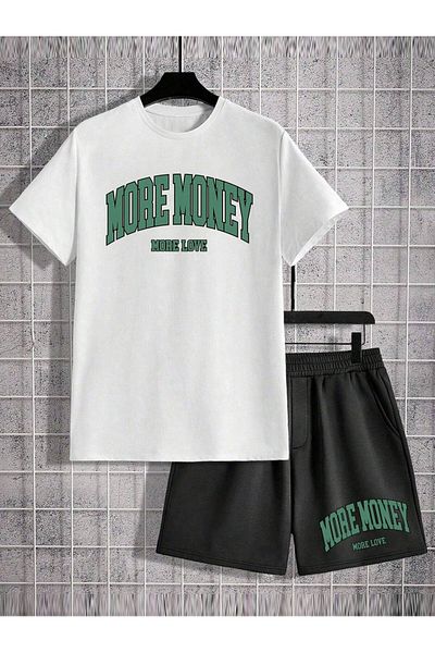 Mella&Co Tracksuit and Printed T-Shirt Set
