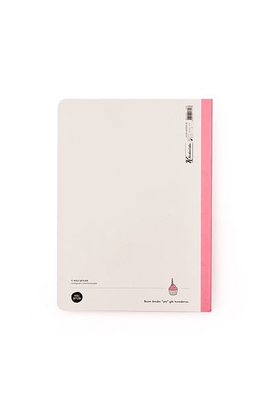 Hisli Şeyler Pink 80 Sheets Page Notebook - 28 cm