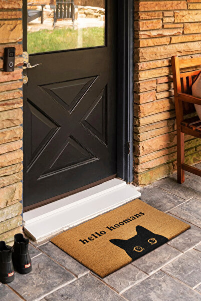 Kaşmir Halı Hello Hoomans Coco Kapı Önü Paspası