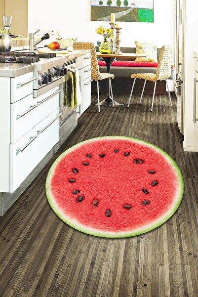 Viva Home Karpuz  Kaymaz Taban Mutfak Halısı Ar206