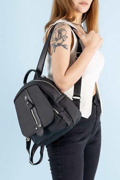 Getcho Andre Lacost Women's Backpack and Crossbody Bag Set