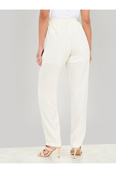 Styli Solid Drawstring Tapered Pants