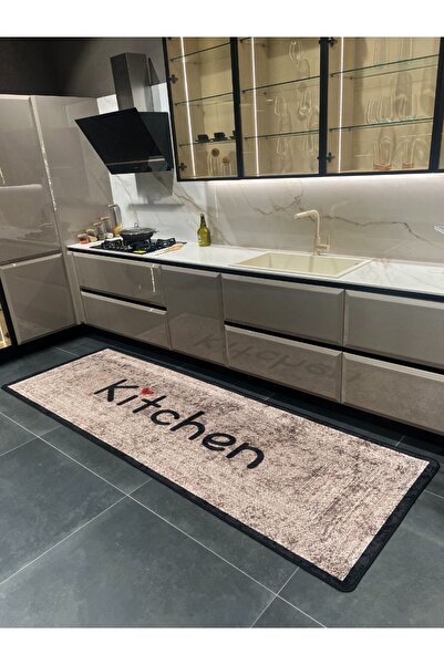 Brillant Kitchen Kalpli Lateks Kaymaz Taban Mutfak Halısı