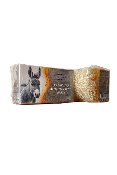 enderma Kabak Lifli Ballı-Eşek Sütlü Sabun 100 gr