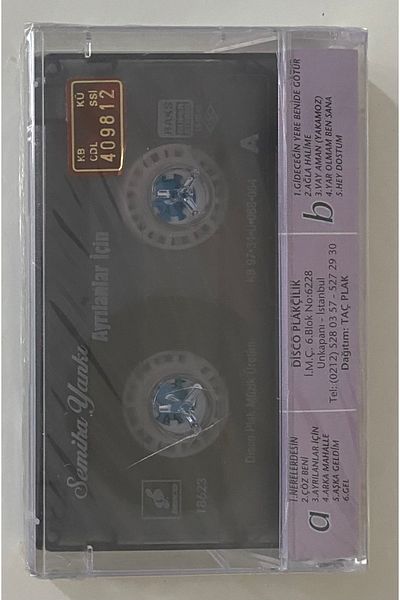 Plakevi İzmir Semiha Yankı Solution for the Departed Me Tape (Zero Original Period Printing Tape on Gelatin)