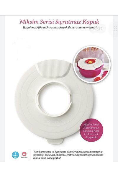 Tupperware Miksim Series - Set of 3 and Non-Splash Cover