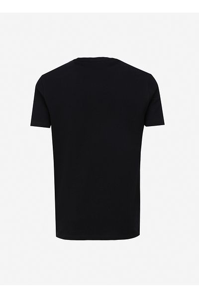 ALTINYILDIZ CLASSICS Six Stars Schwarzes Herren-T-Shirt – 4A 4824200065