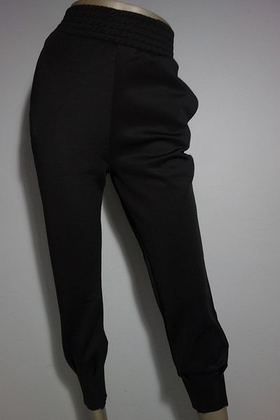 SYS BASIC Scuba Women's Fabric Sweatpants Black