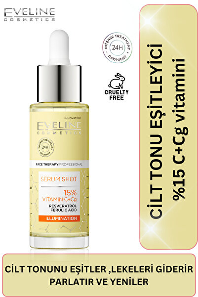 Eveline Cosmetics %15 C+Cg Vitamini + Resveratrol + Ferulik Asit Atdınlatıcı ...
