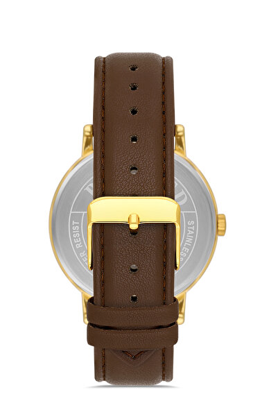 Omax Leather Men's Watches 00PR0043Q002