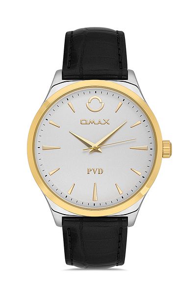 Omax Leather Men's Watches 00PR0047N008